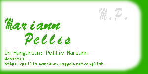 mariann pellis business card